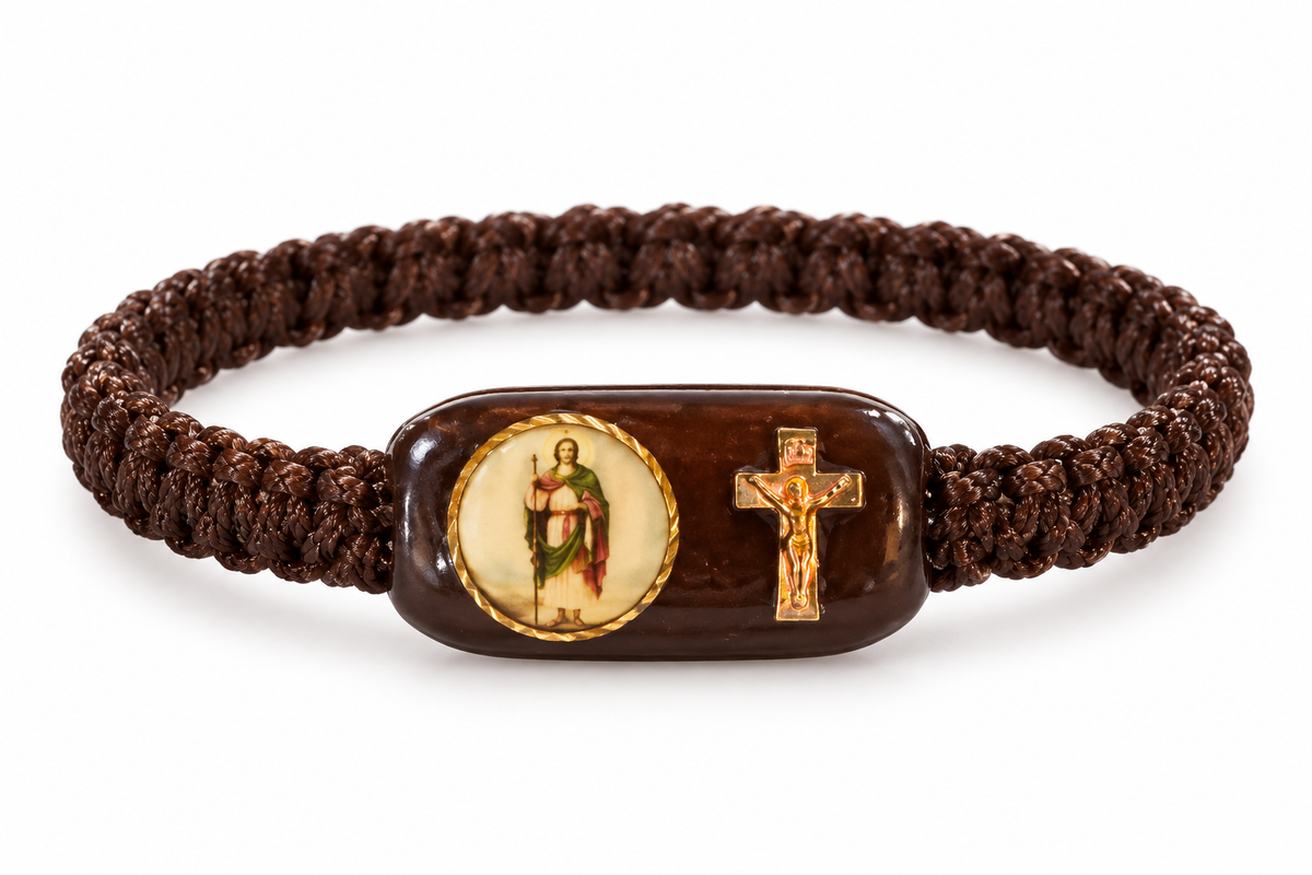 Archangel Rafael Brown Bracelet