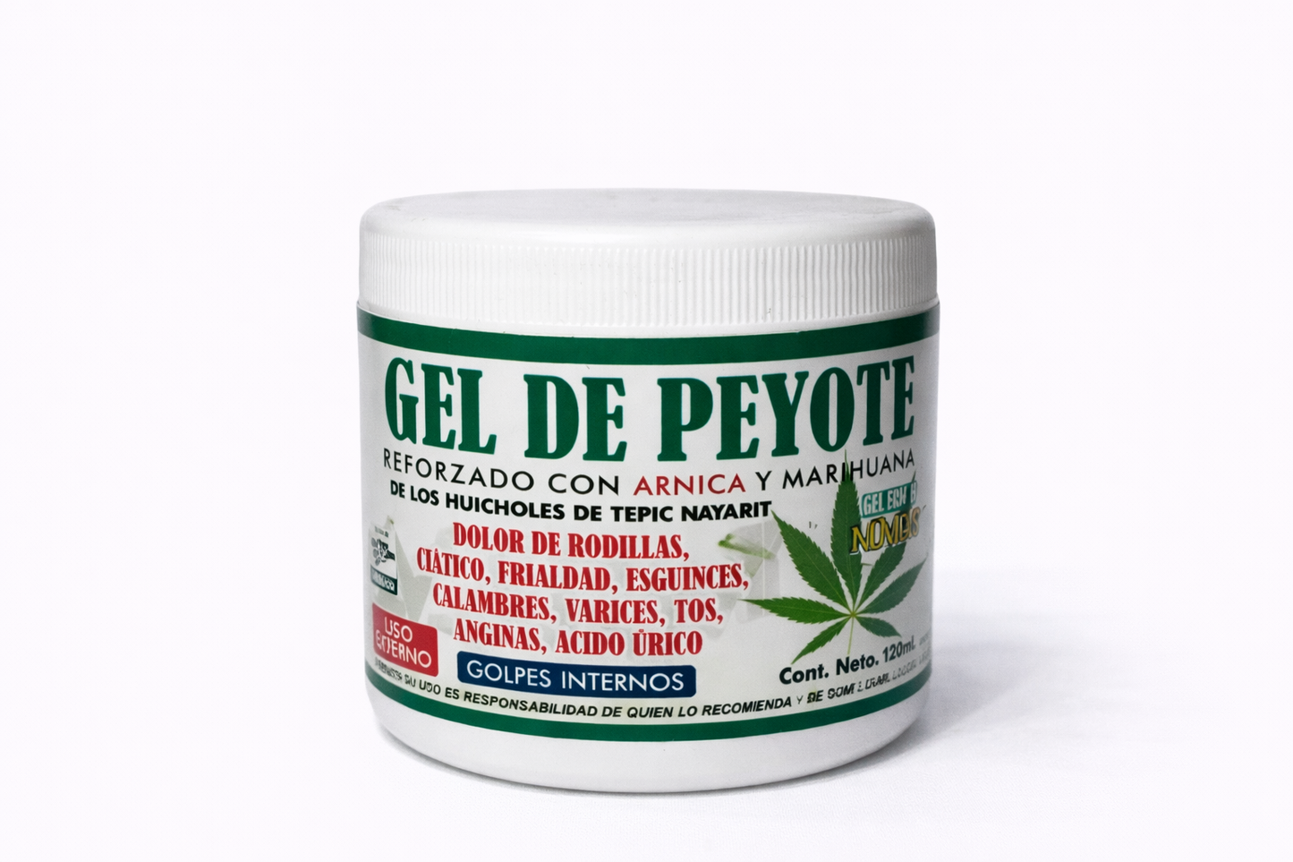 Gel de Peyote con Arnica – Soothing Relief & Herbal Support Gel