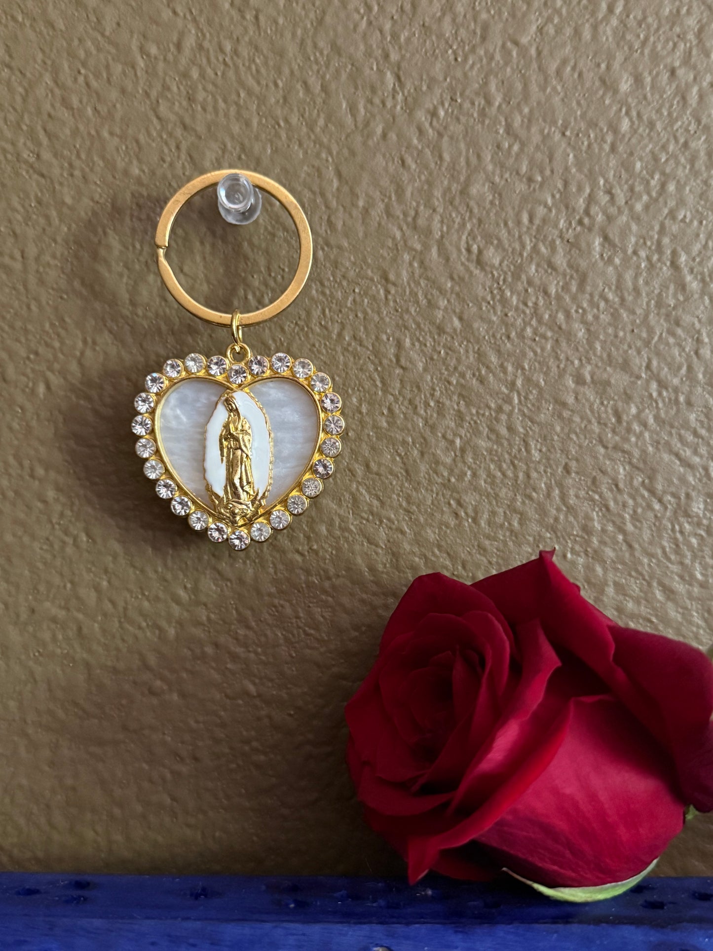 Virgin Keychain White