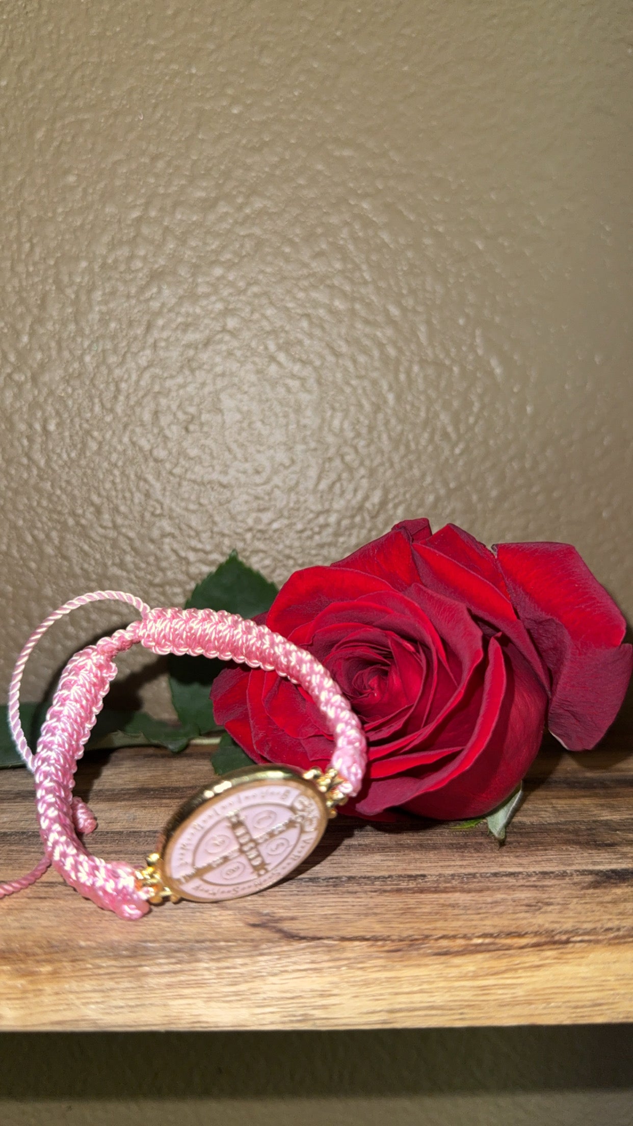 San Benito Pink Thick Band Bracelet