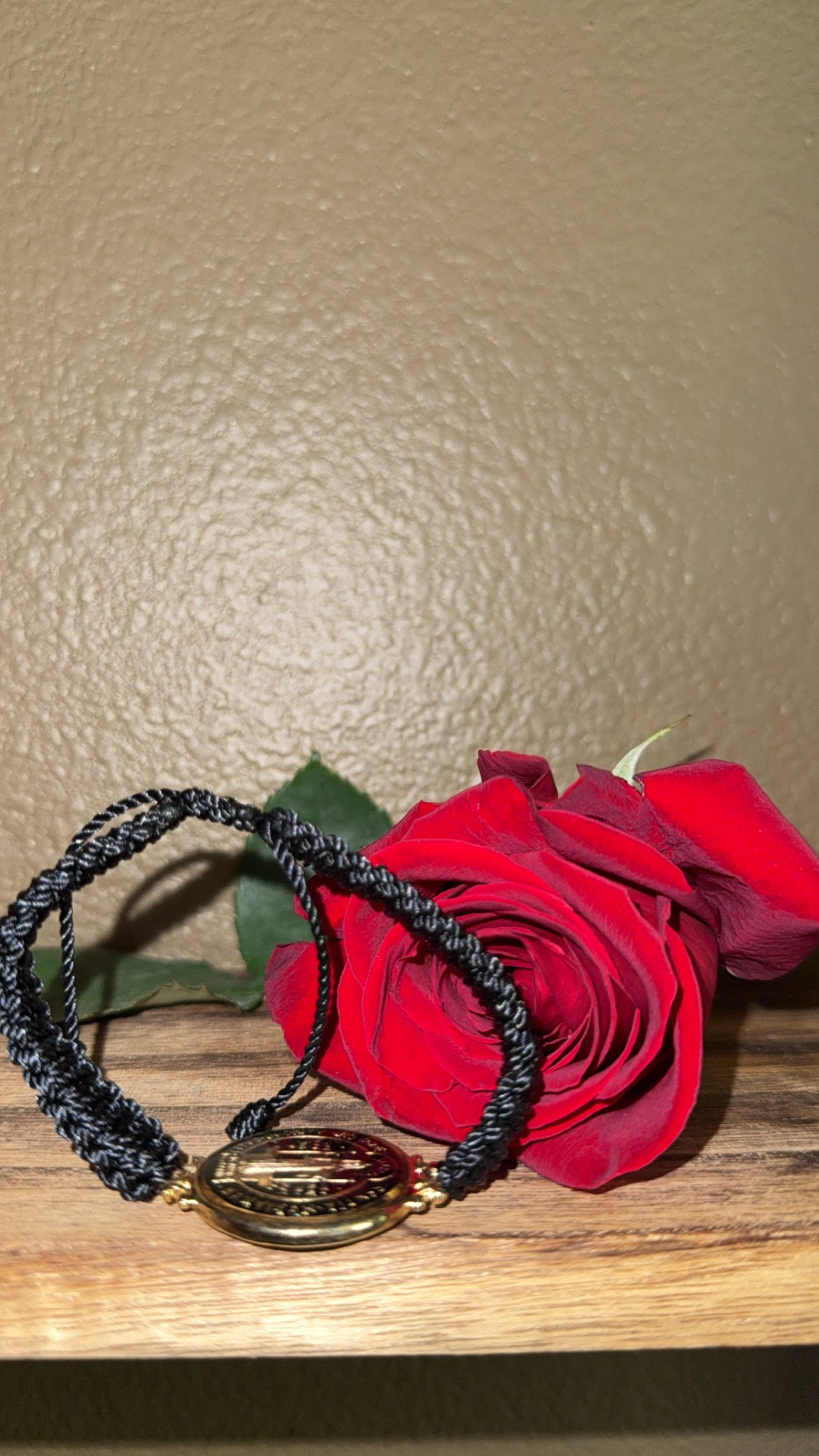 San Benito Black Thick Band Bracelet