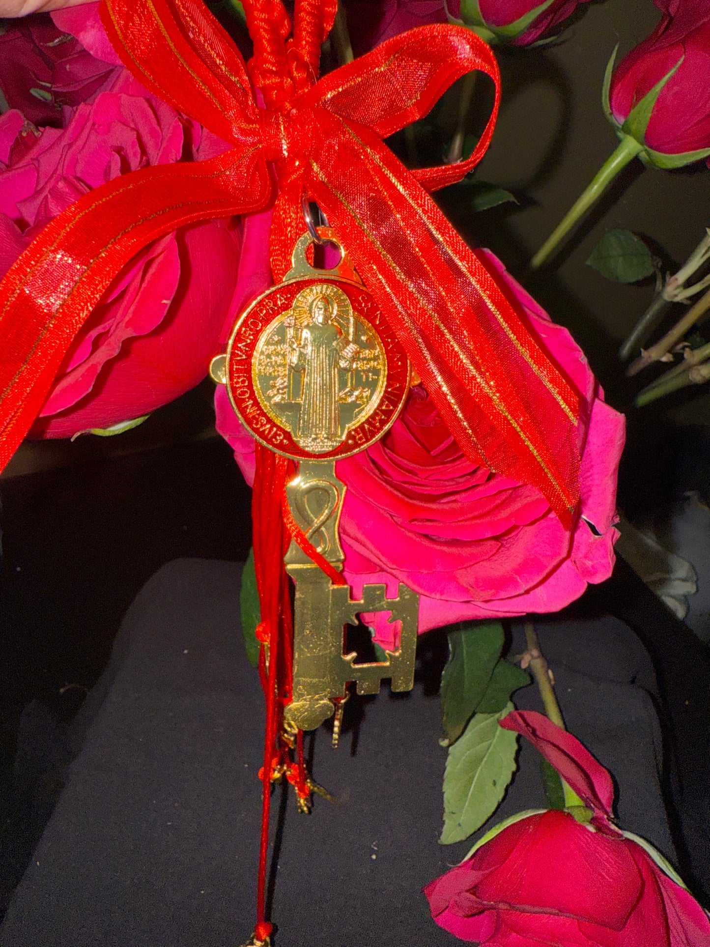San Benito Red Key Shaped Door Holder