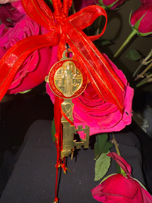 San Benito Red Key Shaped Door Holder
