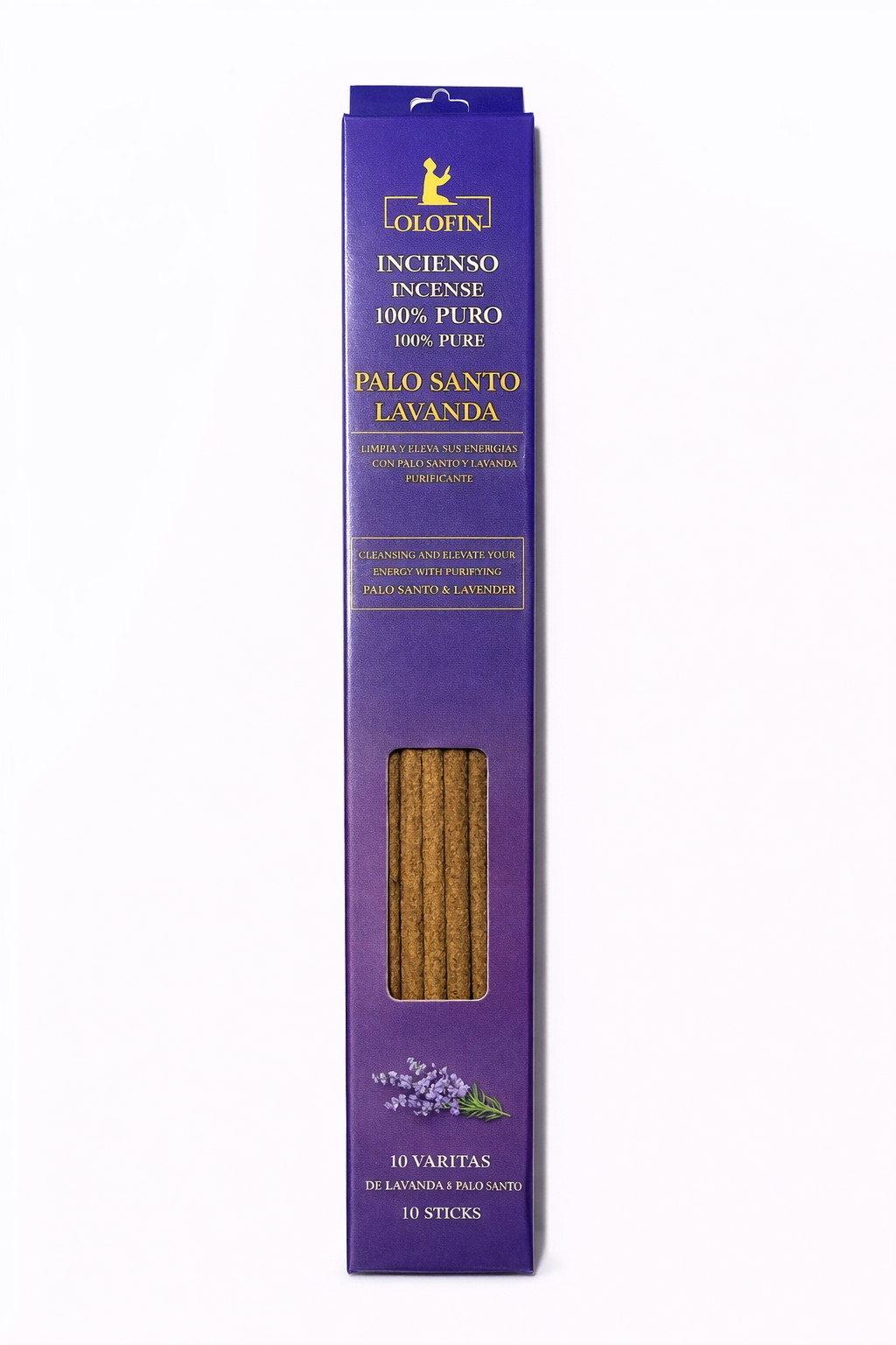Palo Santo Lavanda Incense- Hand Rolled 10 count