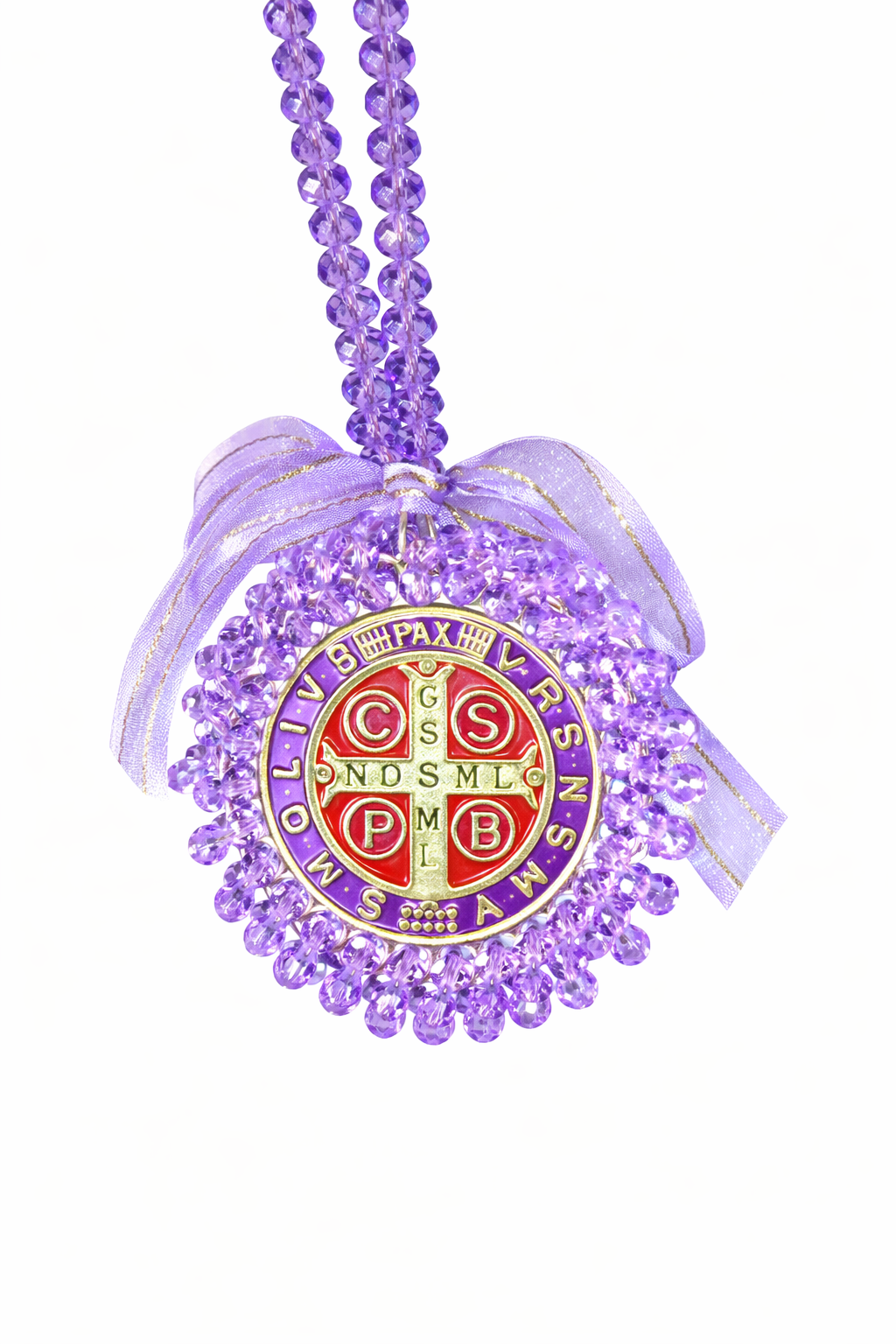 St. Benedict Purple Protection Charm