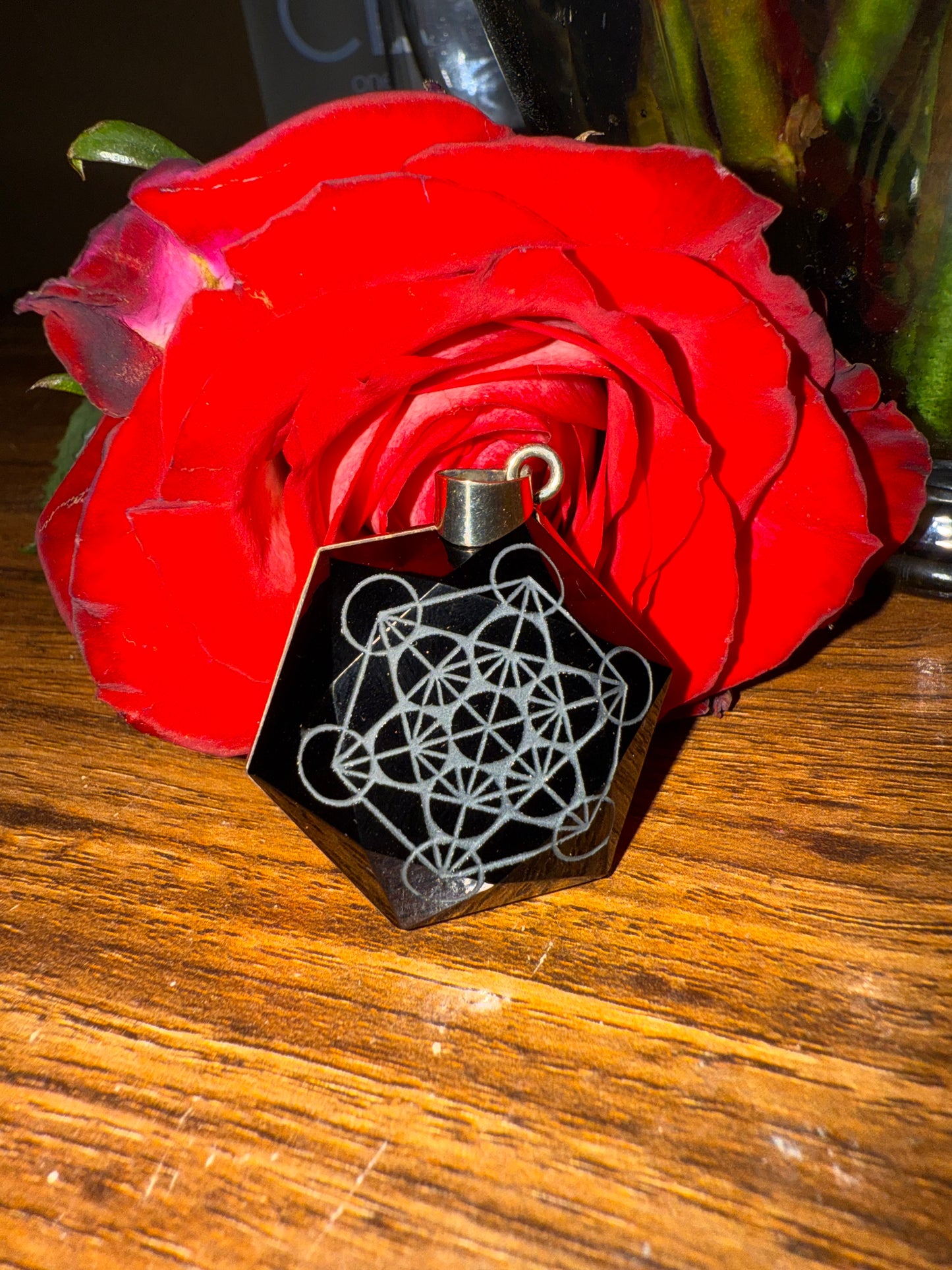 Archangel Metatron Black Obsidian