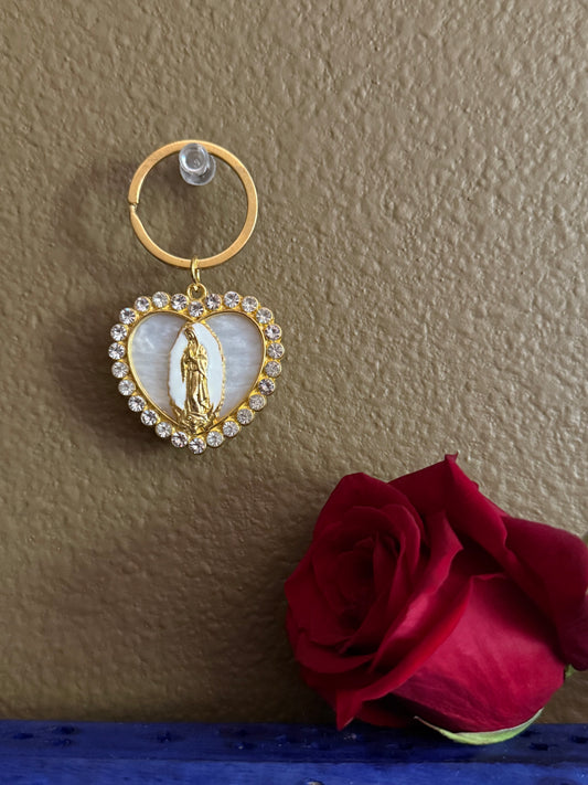 Virgin Keychain White