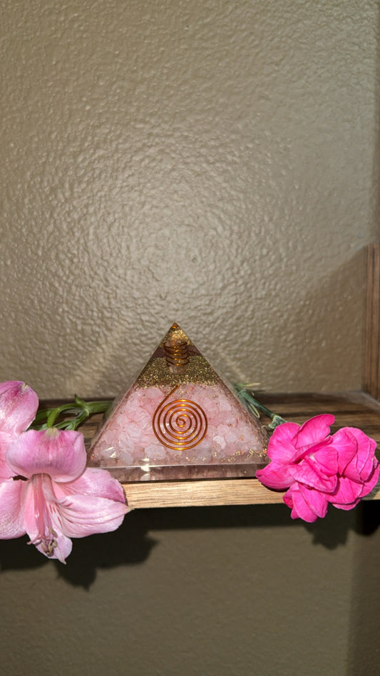 Rose Quartz Pyramid