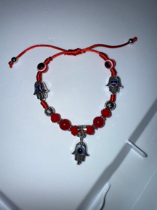 Pulsera Hamsa Hand con Mal de Ojo