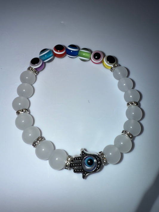 Pulsera Blanca Mal de Ojo