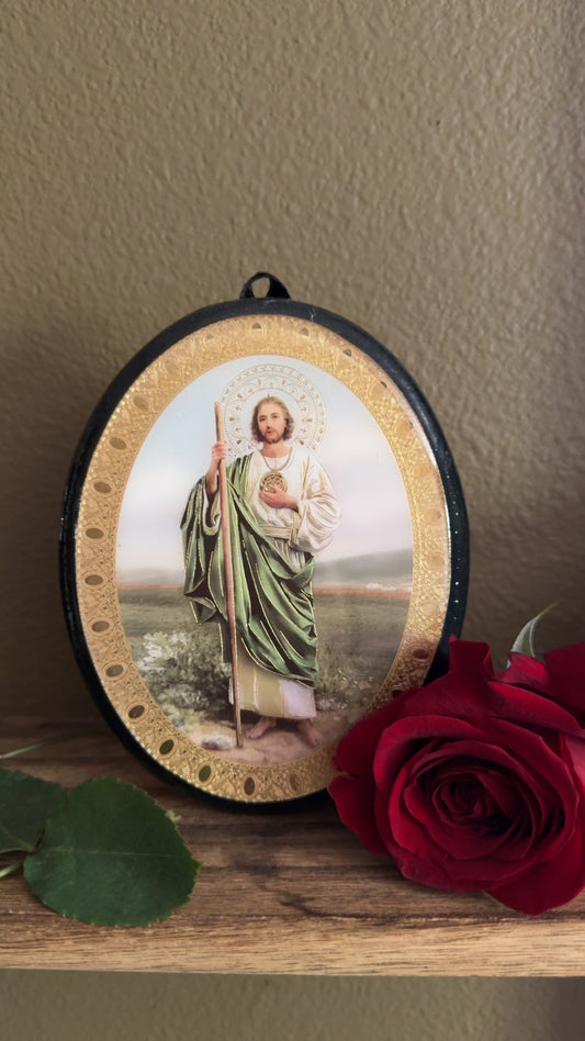 San Judas Wooden Plaque