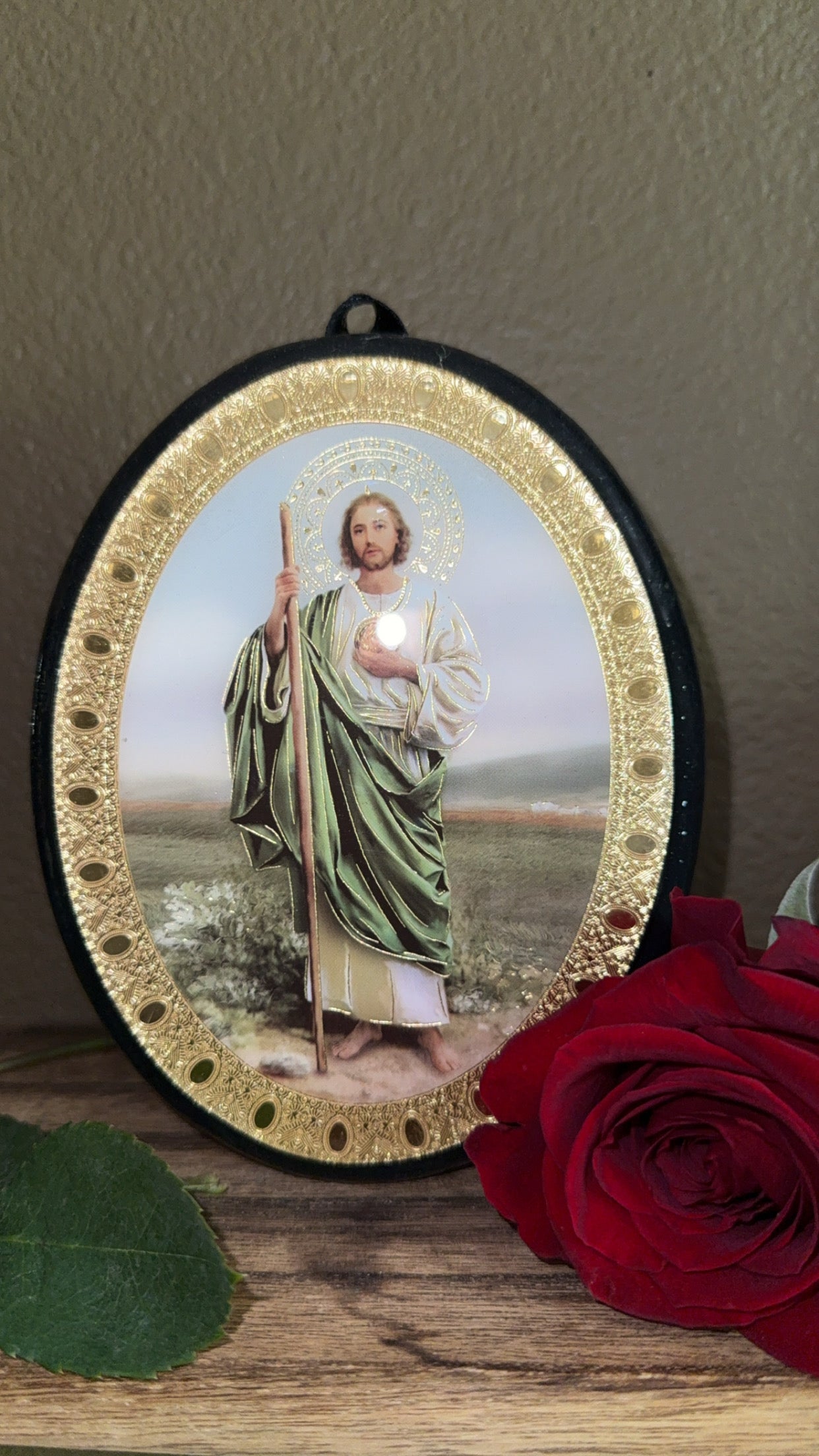 San Judas Wooden Plaque