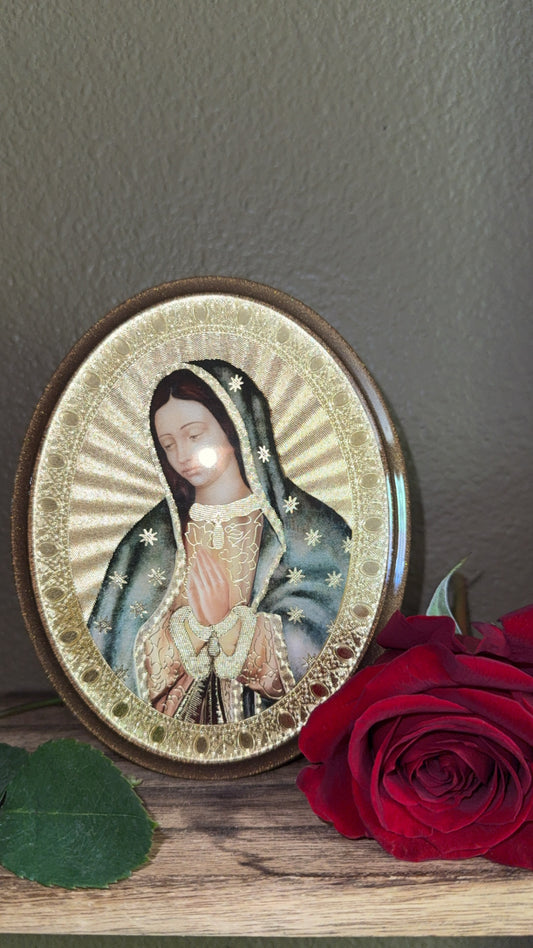 Virgencita Wooden Plaque