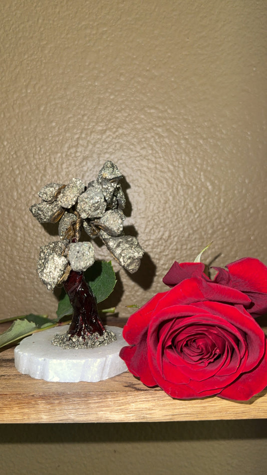 Pyrite Crystal Tree